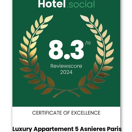 Luxury Appartement 5 Asnieres Paris Exteriér fotografie