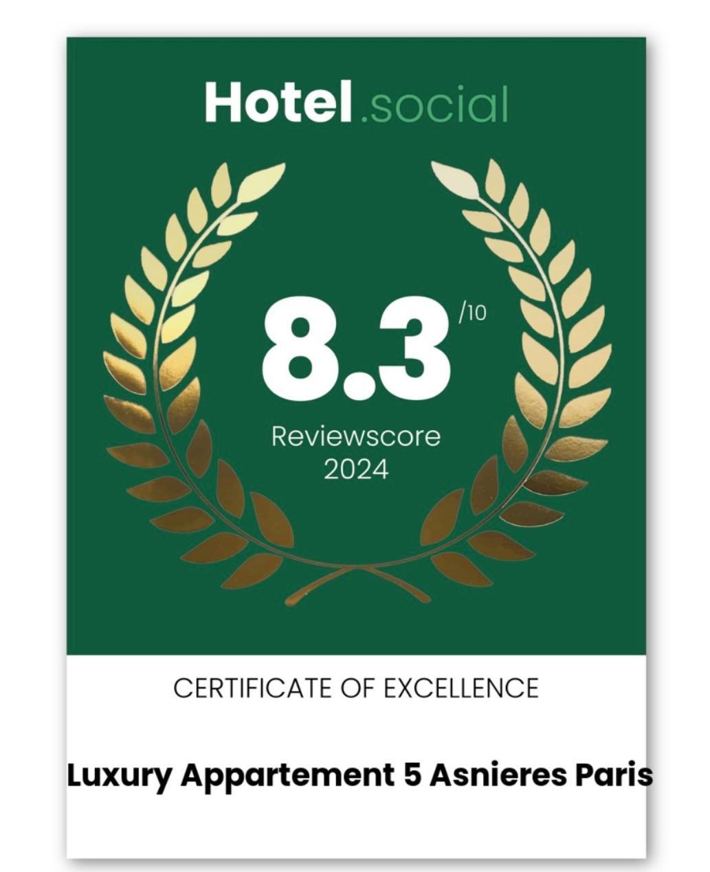 Luxury Appartement 5 Asnieres Paris Exteriér fotografie